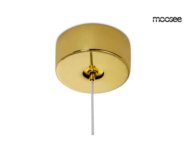 MOOSEE lampa wisząca RING LUXURY 90  złota - LED, chromowane złoto
