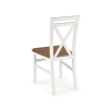 DARIUSZ 2 krzesło białe - olcha