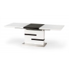 Stół rozkładany MONACO biały/ popielaty 160-220 cm