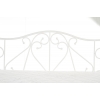 Łóżko metalowe SUMATRA białe