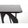 GREYSON stół szkło+ ceramika ciemny popiel