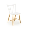 K419 krzesło biały/naturalny