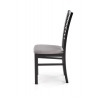 GERARD 6 krzesło czarne - velvet popielaty Monolith 85