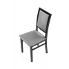 SYLWEK1 krzesło czarne / velvet Monolith 85 popiel