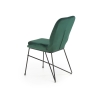 K454 krzesło ciemny zielony velvet