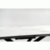 DIESEL stół rozkładany blat - biały marmur / c. popiel, nogi - czarny