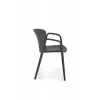 K491 krzesło polipropylen czarny