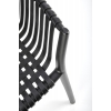 K492 krzesło czarne polipropylen