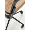 Krzesło obrotowe INCAS polipropylen retro styl