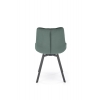 K519 krzesło ciemny zielony velvet, funkcja obracania