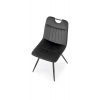K521 krzesło velvet czarne