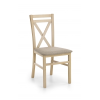DARIUSZ krzesło tapicerowane dąb sonoma - tkanina Inari 23