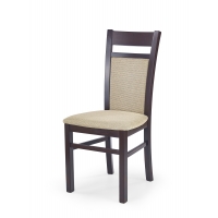 GERARD2 krzesło ciemny orzech - tkanina Torent Beige