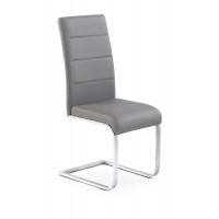 Krzesło model K85 szare - popiel eko skóra