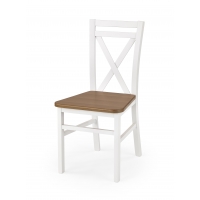 DARIUSZ 2 krzesło białe - olcha