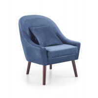 OPALE fotel wypoczynkowy ciemny niebieski