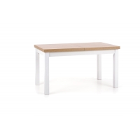 Stół rozkładany TIAGO dąb sonoma/ biały 140-220 cm