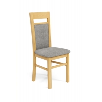 GERARD2 krzesło tapicerowane dąb miodowy - tkanina popiel Inari 91