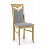 CITRONE krzesło drewniane dąb miodowy / tap. INARI 91