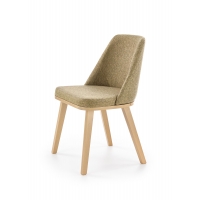 PUEBLO krzesło dąb miodowy - tapicerka Kreta 11