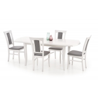 FRYDERYK stół biały rozkładany 160-200 cm