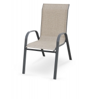 MOSLER krzesło ogrodowe szare