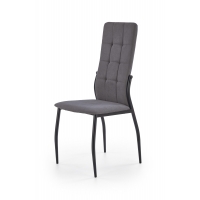 Krzesło K334 popielate - szare, nogi czarne