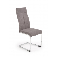 K370 krzesło ciemnoszare - chrom
