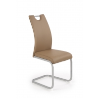 K371 krzesło brązowa ecoskóra