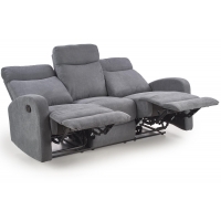 OSLO 3S Sofa rozkładana szara, zestaw wypoczynkowy