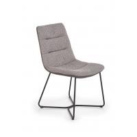 K403 krzesło szare, ecoskóra - tkanina