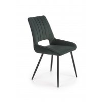 K404 krzesło ciemny zielony velvet
