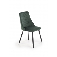 K405 krzesło velvet ciemny zielony