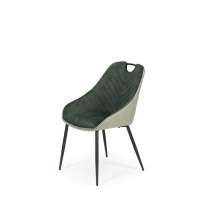 K412 krzesło ciemny / jasny zielony