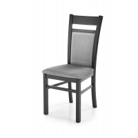 GERARD 2 krzesło czarne - velvet popielaty Monolith 85