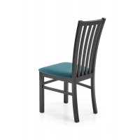 GERARD 7 krzesło czarne - velvet ciemny zielony Monolith 37