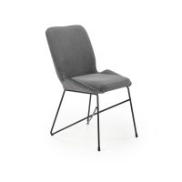 K454 krzesło popielaty velvet