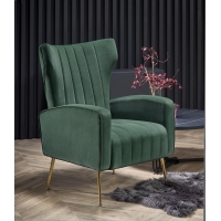 VARIO fotel wypoczynkowy ciemny zielony velvet