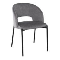 K455 krzesło popielaty velvet