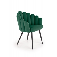 K410 krzesło ciemny zielony velvet