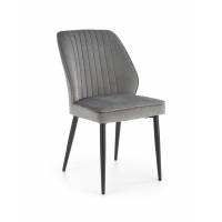 K432 krzesło szary velvet