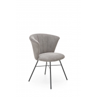K459 krzesło tapicerowane szare