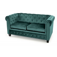 ERIKSEN XL sofa wypoczynkowa chesterfield ciemny zielony velvet