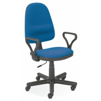 BRAVO krzesło biurowe niebieskie C-6