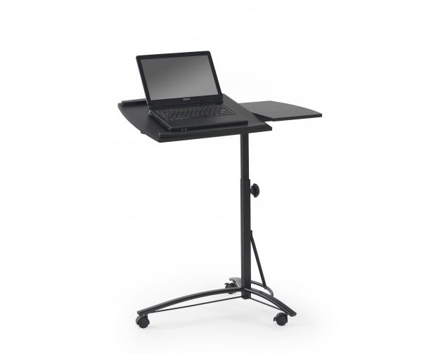 Biurko stolik regulowany B14 do laptopa -czarny