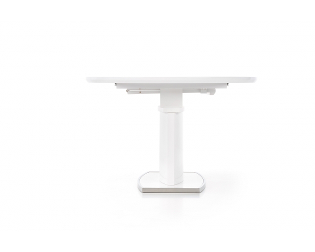 Stół rozkładany FEDERICO biały połysk 120-160 cm PRESTIGE LINE