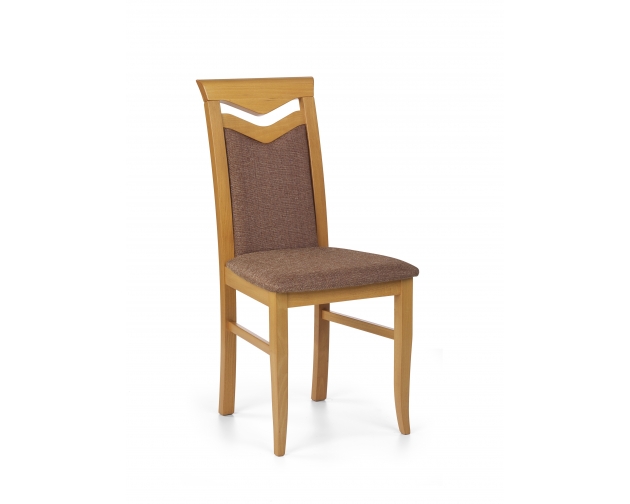 CITRONE krzesło drewniane olcha / tap. MESH 6