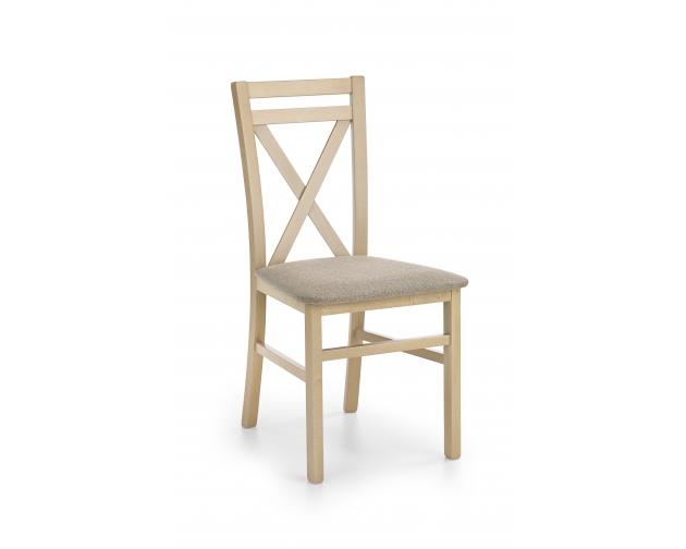 DARIUSZ krzesło tapicerowane dąb sonoma - tkanina Inari 23