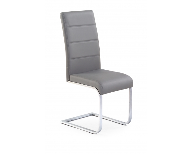 Krzesło model K85 szare - popiel eko skóra