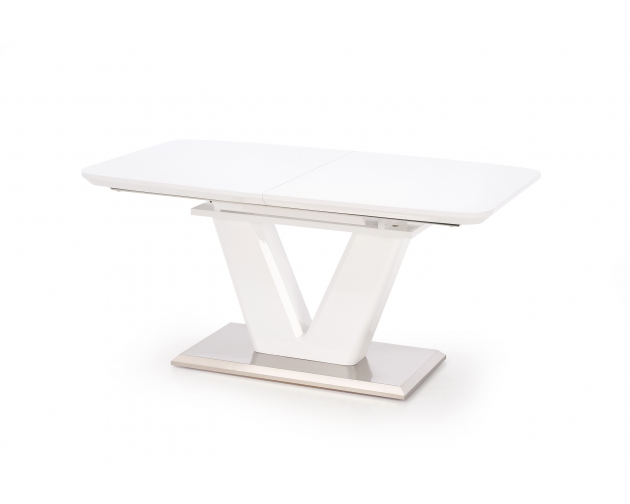 Stół rozkładany MISTRAL biały połysk 160-220 cm